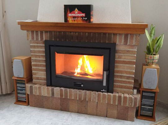 fireplace conversion - rioja